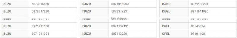 k4462 GS7805 8-97191-108-0 97191108 90543394 5878316460 8971911080 8971911081 8971132201 8971132191 for Isuzu car brake shoes