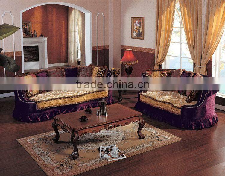 Europe ornate classic sofa chesterfield sofa set