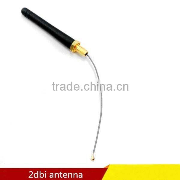 Factory Price rubber stubby 2dbi omni antenna wifi indoor