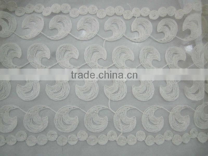 Exquisite Flower cord special embroidery tulle fabric