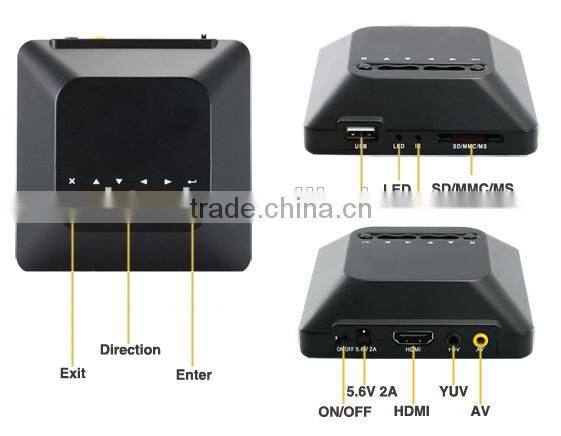 1080P 3D Full HD Media Player HDD media player Digital USB player for TV HDMI output