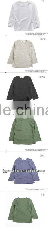 High Quality Child clothes cotton farbic Long sleeve t shirts Clothing China supplier