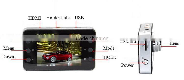 2.7 Inch 5.0MP Camera Lens 1080P Full HD G-Sensor 4X Zoomable Night Vision Car DVR Black Box