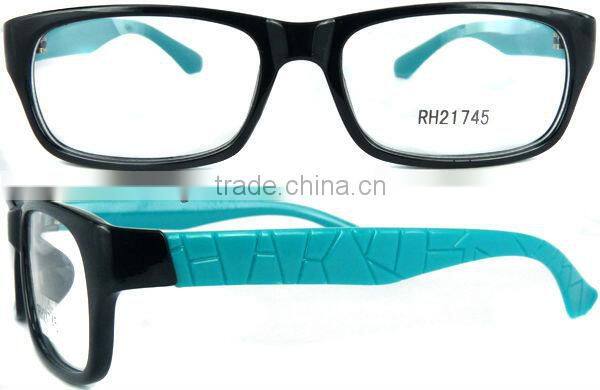 2013plastic reading glasses blue frame reading glasses