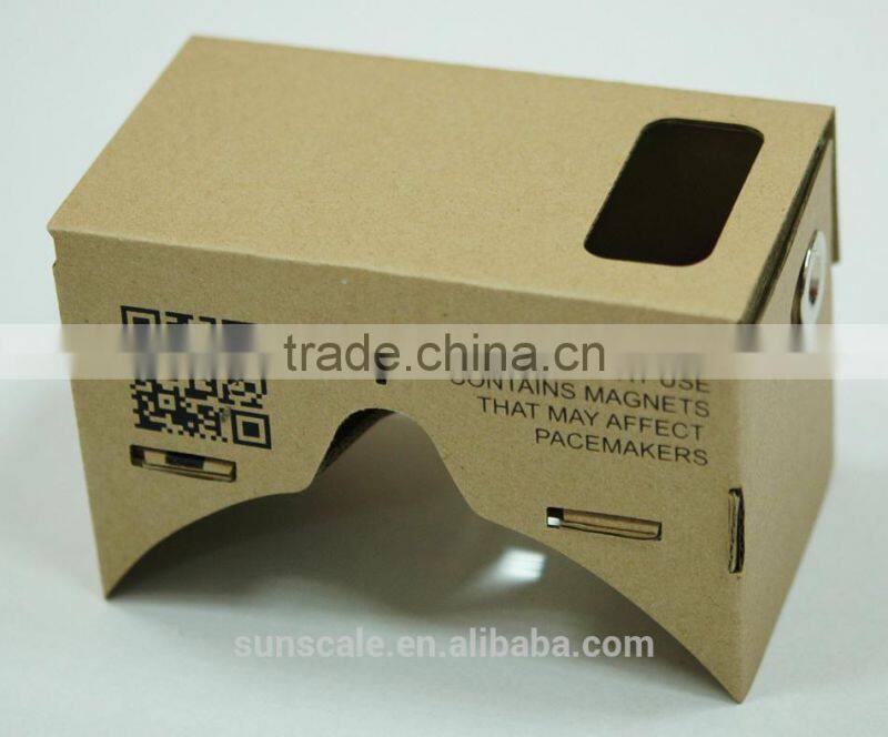 I AM CARDBOARD 45mm Focal Length Virtual Reality Google Cardboard with Printed Instructions and Easy to Follow Numbered Tabs