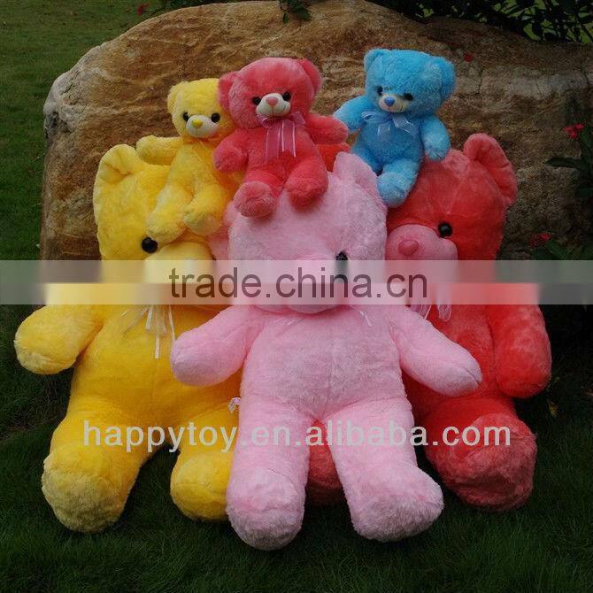 HI CE Lovely coloured teddy bear toy