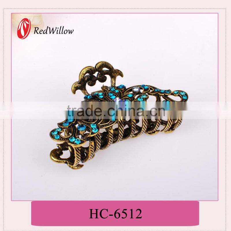 Hot china products wholesale crystal claw clip