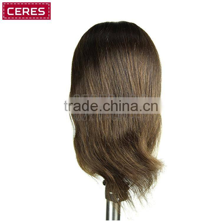 professional makeup 18-24 inch cheap 100% human hair mannequin head training head