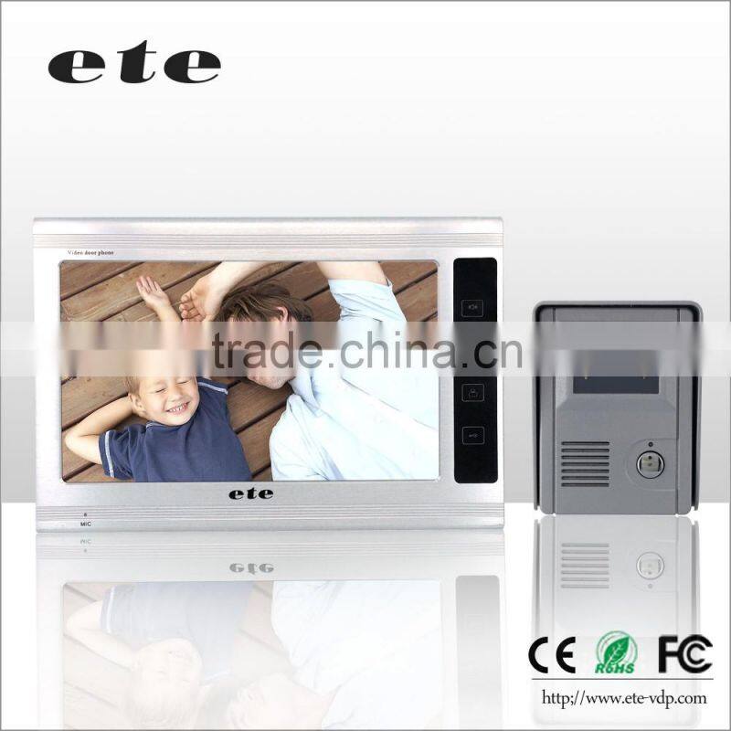 ete intercom system 9 inch tft coms camera wireless cheap sip door phone