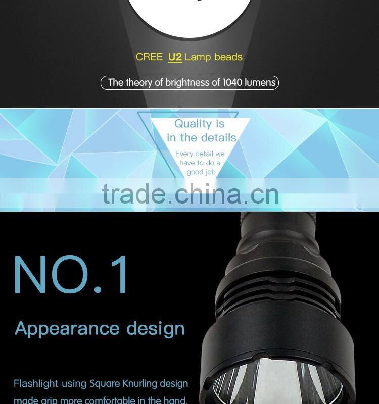 Nico Nature long-life lighting XML U2 800lm IPX8 Flashlights torch light manufacturers