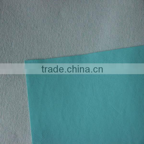 pu raw material garment leatherette from China textile and leather products