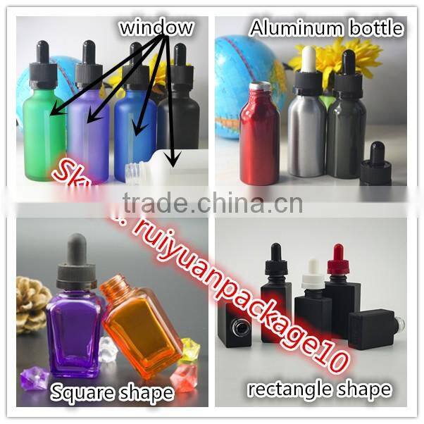 wholesale clear empty fancy twist e-dropper 100ml pet bottle