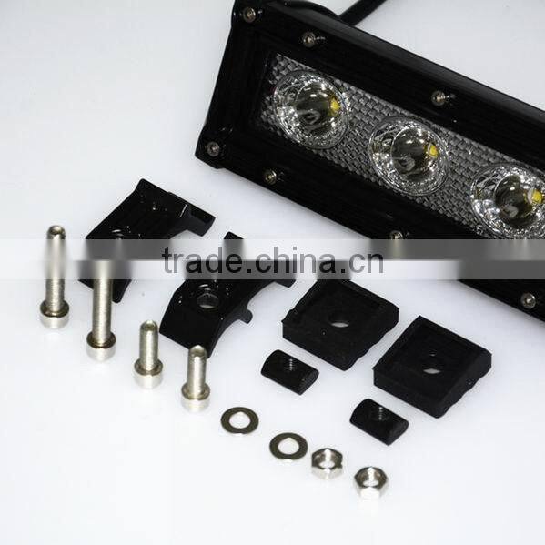 single row 120w slimline led emergency light strip bar waterproof with sliding bracket for 4x4 offroad cars