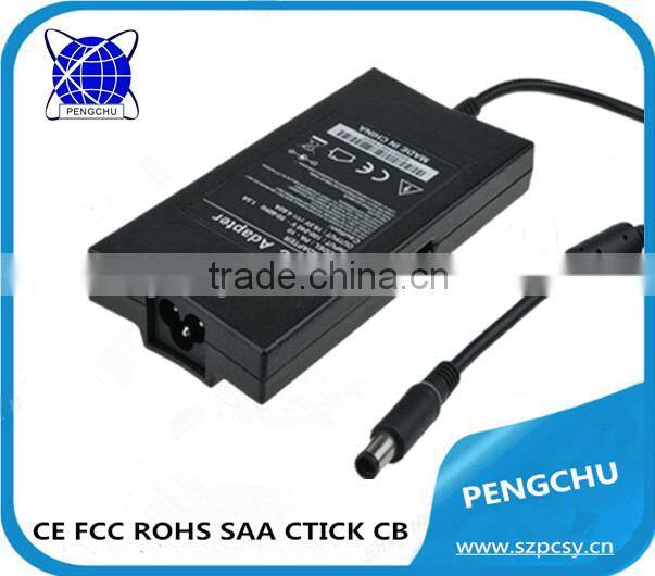 High Quality New Product 90W Slim Notebook AC/DC Power Adapter/Charger For Dell 19.5V4.62A 7.4*5.0MM With Pin