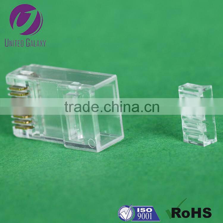 two piece RJ45 cat6 network connector