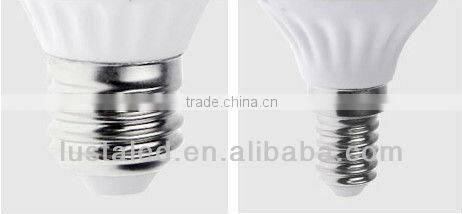Ceramic LED Bulb 3W, 270lm, E24/E14 Base, AC 85-265V Input, Ceramic+ Glass Housing, CE Rohs Approved, 3 Years Warranty
