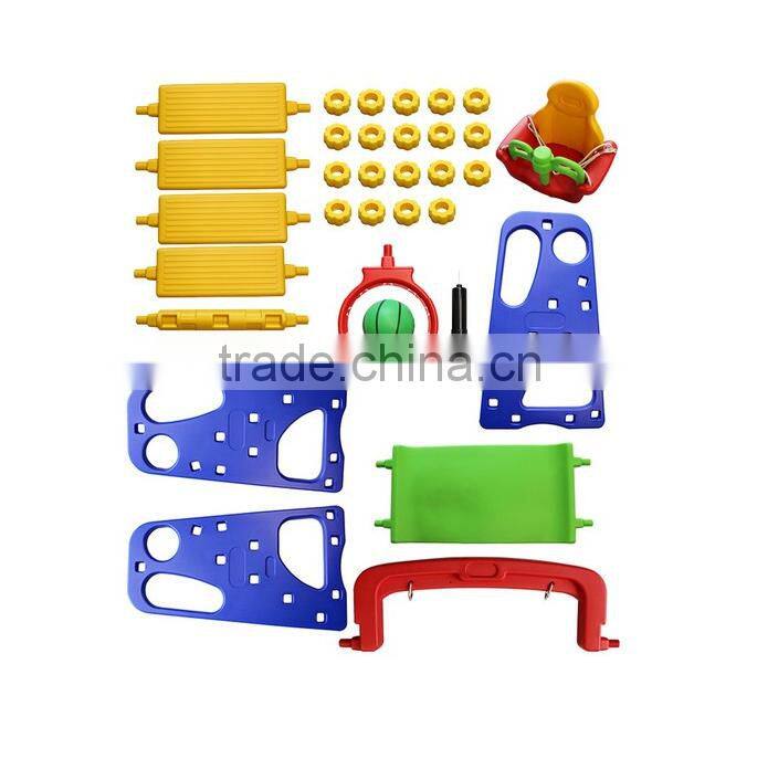Plasticl Slide and Swing Play Set
