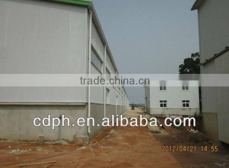 Steel structure warehouse for sale galvanized knock-down type