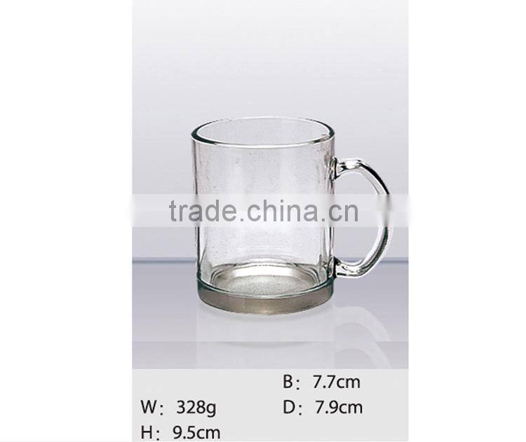 High quality glass mug for coffee / water / tea