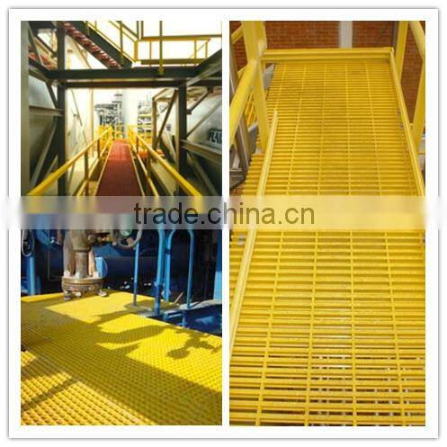 FRP molded grating, stair tread