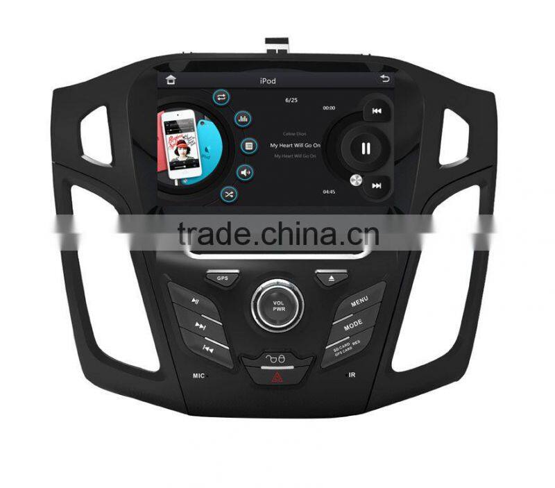 Wholesale car fm radios audio multimidea player car gps navigation for Ford focus 2012 support Phone 3G DVR SWC BT