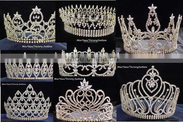 Gorgeous Triple Band Base Tiara with side combs