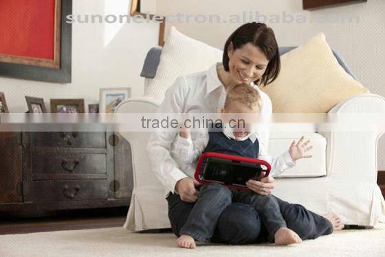 7 inch RK3126 quad core rubber cover tablet pc for kids