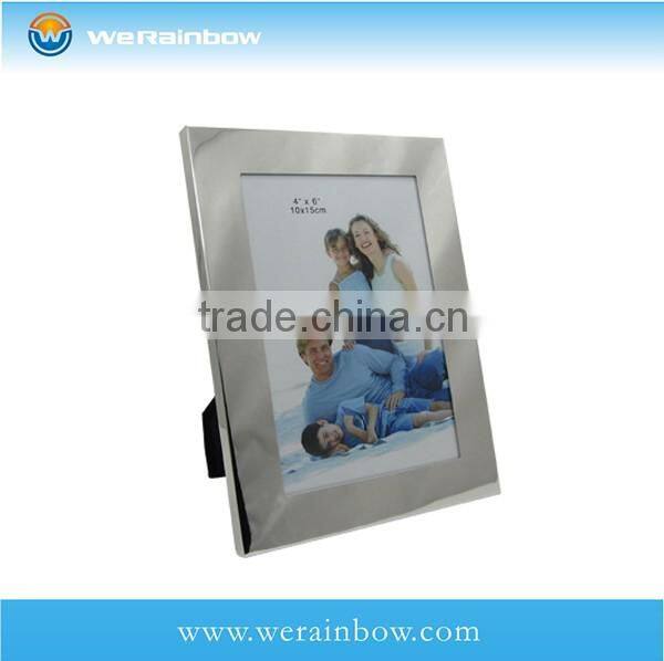 high quality slik print frame silver white photo frame