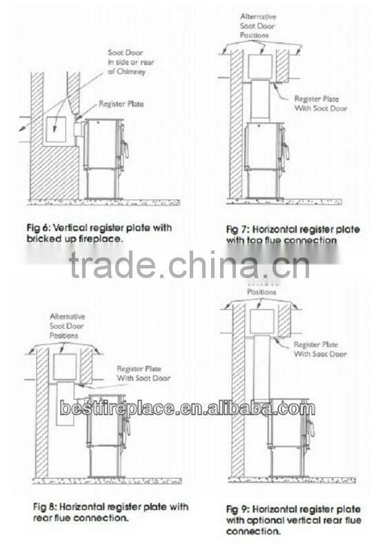 14kW cast iron insert stove