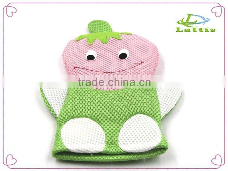 Promotional Kids Bath Mitts animal face glove