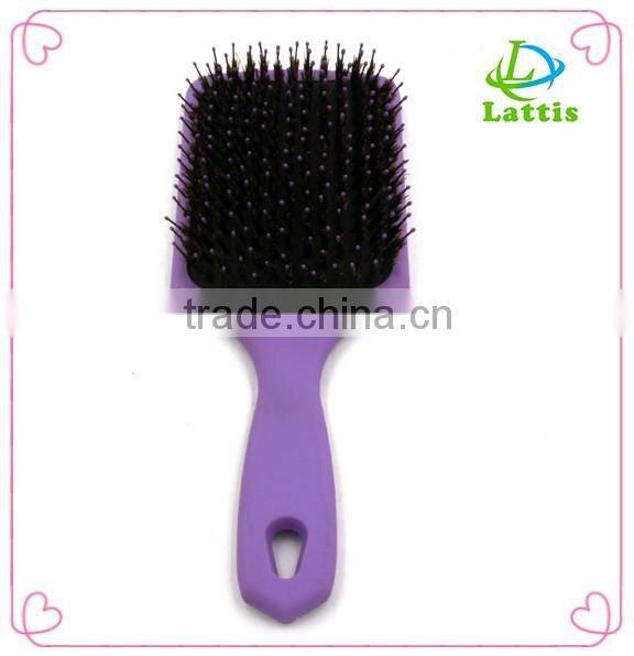 Plastic Flexible hair brush Beautiful Star Electric Hair Straightener Comb Brush