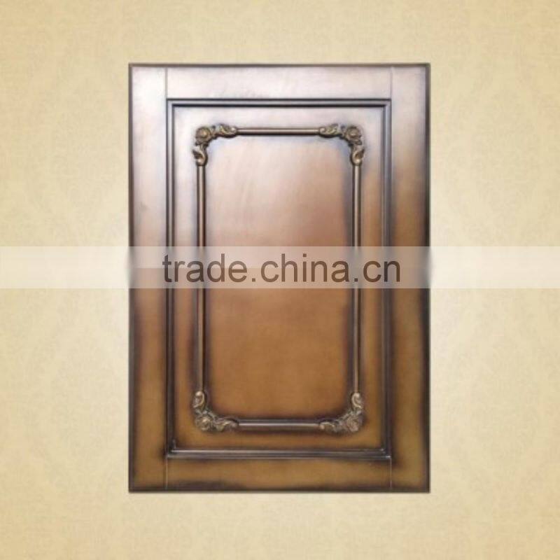 Melamine Oak Wood Stained Kitchen Cabinet Door
