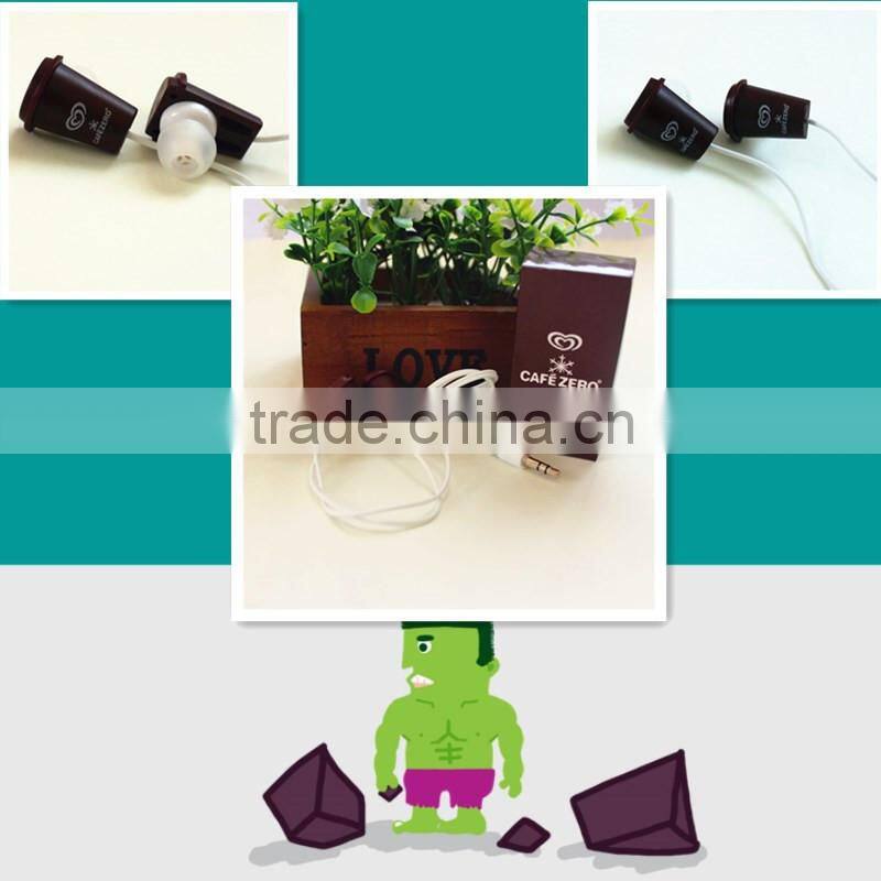 Cup shape Earphones ,Custom Earphones In Bulk,Hot Sale Mobile Earphone