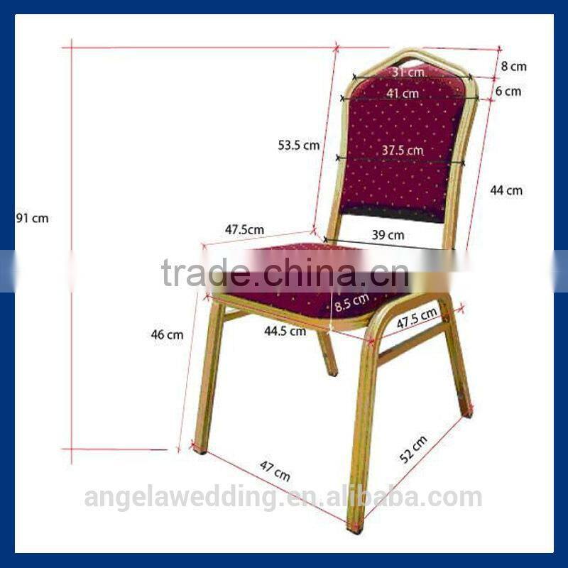 CH047B New 2016 cheap wedding banquet champagne sequin chair cover