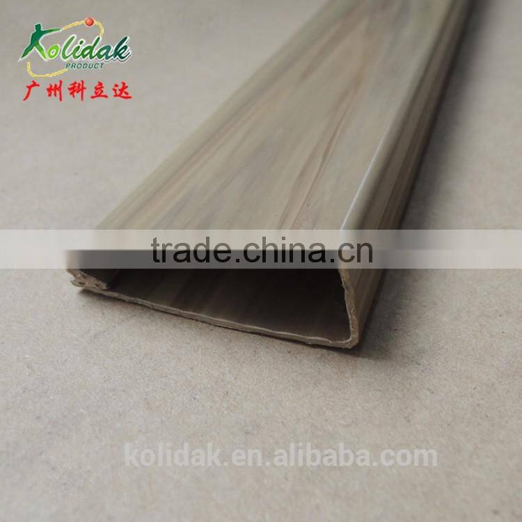 Extrusion processing PVC Wood grain profile plastic strip