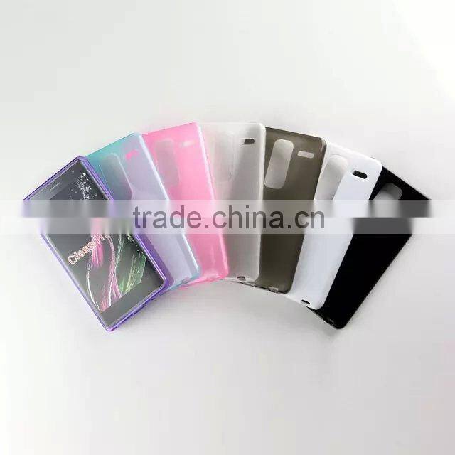 New products on china market Mix colors TPU Jelly soft gel cover case phone back cover for lg optimus class h740 china wholesale