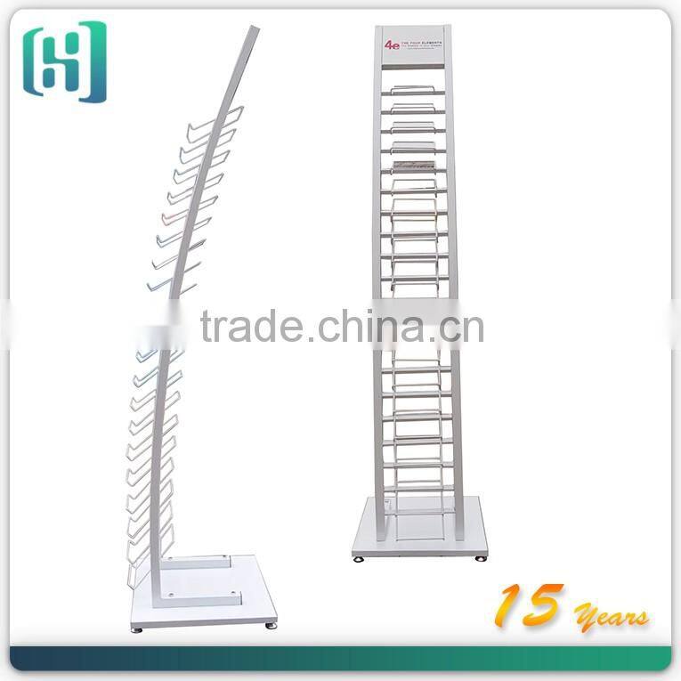 black powder coat metal custom ceramic tile display stand HSX-S0356