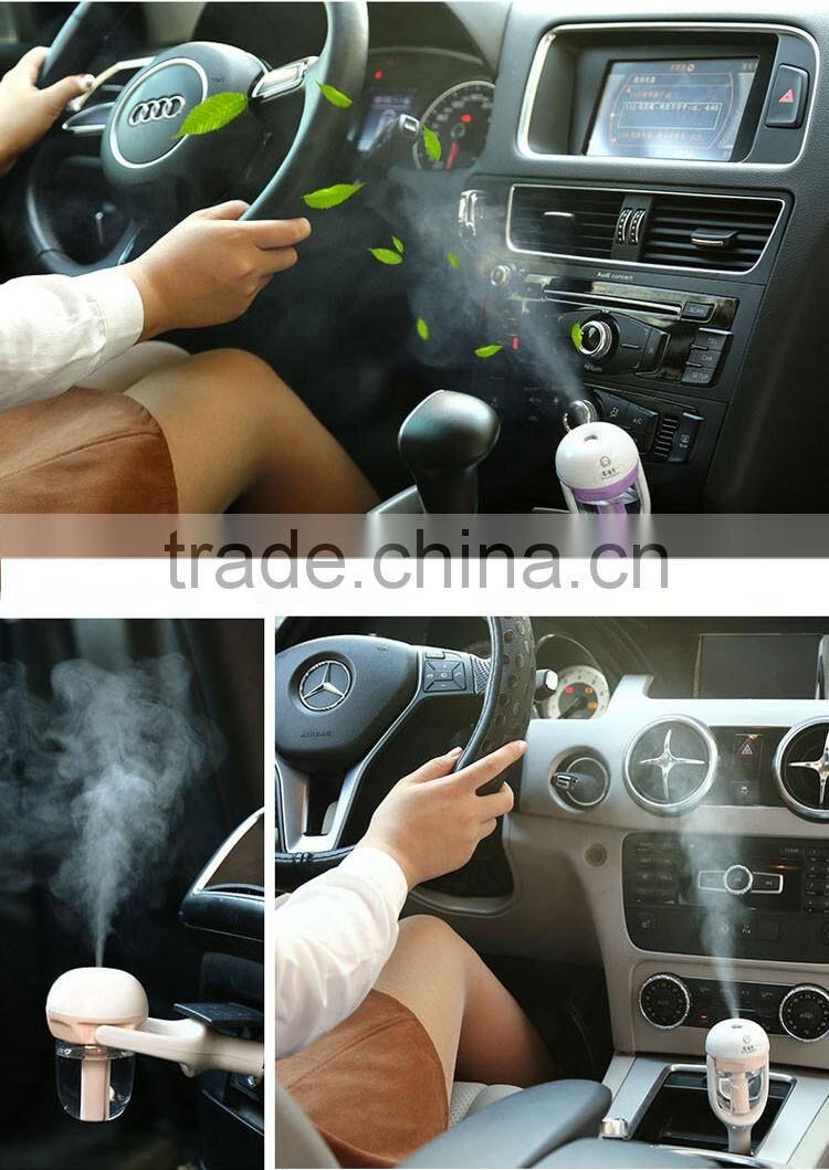 ultrasonic portable air cool mist usb mini aroma humidifier for car