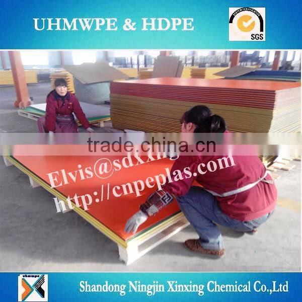 orange peel surface sheets/double color hdpe sheet/texture surface HDPE plastic sheet