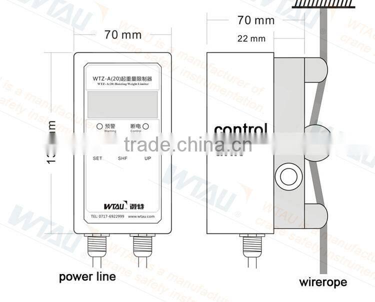 WTZ-A20 Electric Hoist Block Overload Limiter