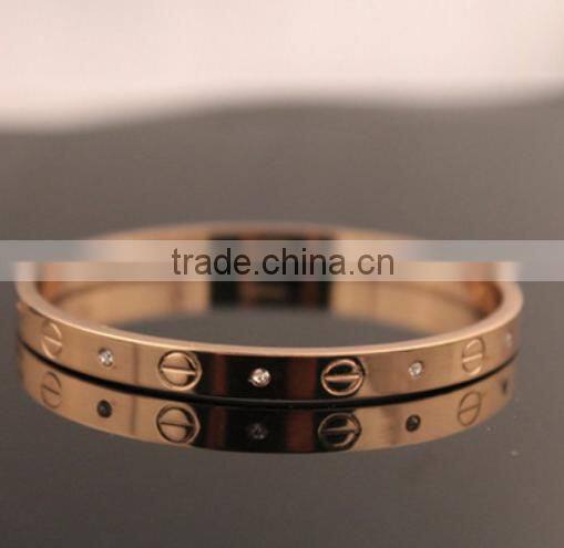 fashion stainless steel love fashion bangle