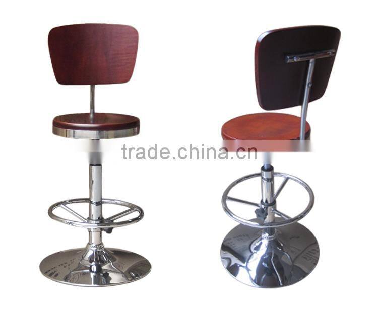 antique wooen bar stool stackable used