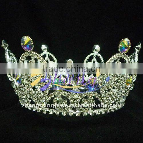star shaped weding round crown