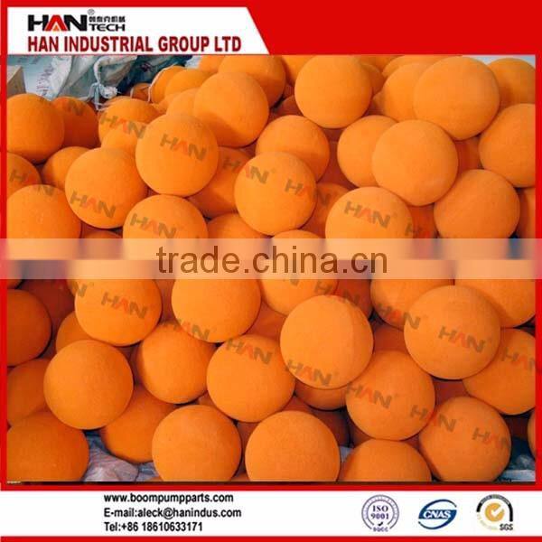 Concrete pumps cleaning sponge ball 100 125 for concrete pipe cleaning