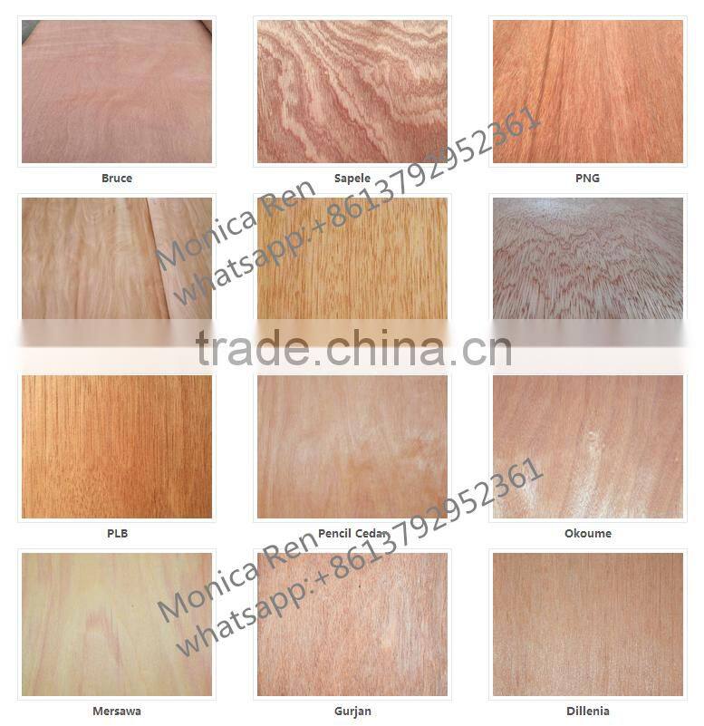 BEST SELLING 4'*8' okume wood veneer sheet for plywood
