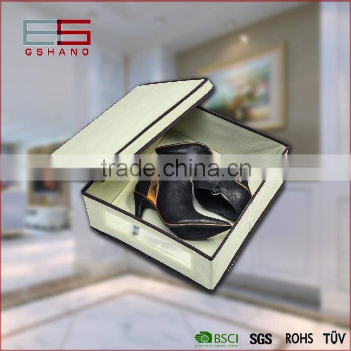 Stackable Latge Plain Cardboard Shoes Storage Boxes, Ladies Shoes Storage Boxes,