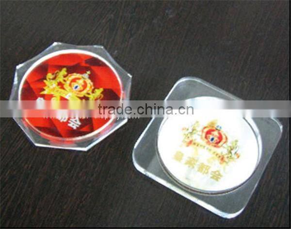 custom acrylic drink coasters