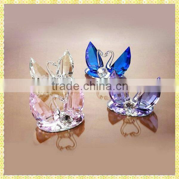 Elegant Engraving Colors Crystal Owl For Holiday Cooperation Gifts