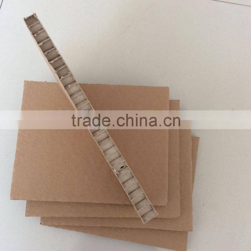 Goods protection paperboard pad and honeycomb material used for transprotation