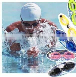 2012 sport silicone swimming glasses with top quality